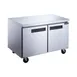 Dukers Appliance Co DUC60R 60" 2-Doors Undercounter Refrigerator, Stainless Steel, 15.53 cu. ft. 1 image
