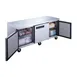 Dukers Appliance Co DUC72F 72" 3-Solid Door Undercounter Freezer, Stainless Steel, 19 cu. ft. 3 image