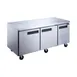 Dukers Appliance Co DUC72R 72" 3-Doors Undercounter Refrigerator, Stainless Steel, 18.96 cu. ft. 1 image