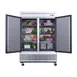 Dukers Appliance Co D55R 55" 2-Solid Door Reach-In Refrigerator, Bottom Mount, 40.74 cu. ft. 2 image