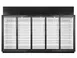 True TRM5L-NN-BLK-WHT-1BLKLLLLL-4 129" 5-Door Freezer Retail Merchandiser, Black, 192 cu. ft., ENERGY STAR® 1 image