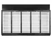 True TRM5M-YY-BLK-WHT-1BLKLLLLL-4 Merchandiser, 86 cu ft, Black Exterior, White Interior, LED, 9.2A 1 image