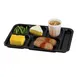 Cambro 10146CW110 Tray – 6‑Compartment, 10" x 14½" Black Polycarbonate, NSF, Dishwasher Safe 1 image