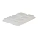 Cambro 10146DCPC190 Tray Lid – Fits 6‑Comp Tray, 10‑1/16" x 14‑1/16" x 1‑7/16", Dishwasher Safe 1 image