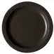 Cambro 10CWNR110 – 10‑Inch Black Polycarbonate Plate, Narrow Rim, Scratch‑Resist Finish, NSF, USA 1 image