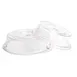 Cambro 1101CWNH152 Camcover – Clear PC Round 11" x 2‑11/16" H, NSF Safe, 210°F Cart, Made in USA 1 image