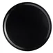 Cambro 1200110 Camtray Round 12" Fiberglass Serving Tray, Black, Dishwasher Safe, NSF 1 image