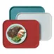 Cambro 1216CL676 Camlite Tray – 12" x 16-5/16" Fiberglass, Steel White, NSF, Dishwasher Safe 1 image
