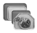 Cambro 1216CW148 Tray 11-7/8" x 16-1/4" White Polycarbonate, Lugs, Dri‑Stak, NSF, Made in USA 1 image
