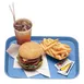 Cambro 1216FF168 Fast Food Tray - 11-7/8" x 16-1/8" Polypropylene, Blue, NSF, Made In USA 1 image