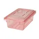 Cambro 12186CW467 Food Box, 12" x 18" x 6" Polycarbonate, 3‑Gallon, Red, NSF, Dishwasher Safe 2 image