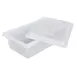 Cambro 1218CP148 Box Cover Lid – 12" x 18" Polyethylene Container, White, NSF 2 image