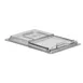 Cambro 1218SCCW135 SlidingLid Clear PC Cover, Fits 12" x 18" Boxes, NSF 1 image