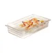 Cambro 13CLRCW135 - 1/1 Clear Polycarbonate Colander, 12‑3/4" x 20‑7/8" x 3" Deep, NSF 2 image