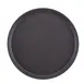 Cambro 1400CT110 - Round 14" Non‑Skid Serving Tray, Black Satin Fiberglass, NSF Certified, Dishwasher Safe, Made in USA 1 image