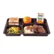 Cambro 1411CP167 5-Compartment Tray-On-Tray, 14.38" x 10.56" x 1.25" Brown Co-Poly, Dishwasher Safe 2 image