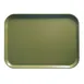 Cambro 1418428 Rectangular Tray, 14" x 18", Fiberglass, Olive Green, NSF, Dishwasher Safe 1 image