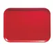 Cambro 1418510 Camtray Rectangular Tray, 14" x 18", Fiberglass, Red, Dishwasher Safe, NSF 1 image