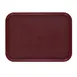 Cambro 1418CWNS488 Rectangular 14" x 18" Cranberry Polycarbonate Tray, Non‑Skid Lugs, NSF 1 image