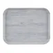 Cambro 1418DC810 Rectangular Tray, 18" x 14", Stonewash Gray Fiberglass, NSF, Dishwasher Safe 1 image