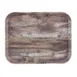 Cambro 1418DC825 Rectangular Tray, 18" X 14", Dark Oak Fiberglass, Brown, NSF, Dishwasher Safe 1 image