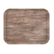 Cambro 1418DC830 Camtray Rectangular Tray, 18" x 14", Oak Brown Fiberglass, Dishwasher Safe 1 image
