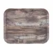 Cambro 1418DCET825 18" x 14" Dark Oak Fiberglass Rectangular Tray, NSF, Dishwasher Safe 1 image