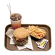 Cambro 1418FF167 Fast Food Tray - 13-13/16" x 17-3/4" Brown Polypropylene, NSF, Dishwasher Safe 2 image