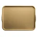 Cambro 1418H514 Dietary Tray, 14" x 18" Rectangular Fiberglass, Earthen Gold, NSF, High Impact 1 image