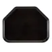 Cambro 1418TR110 Camtray Trapezoid Tray, 14" x 18", Black Fiberglass, NSF, Dishwasher Safe 1 image