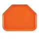 Cambro 1418TR222 Trapezoid Tray, 14" x 18", Fiberglass, Orange, NSF, Dishwasher Safe, USA 1 image