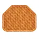 Cambro 1418TR302 Camtray Trapezoid Tray, 14" x 18", Fiberglass, Wood‑Design Color, Made in USA 1 image