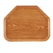 Cambro 1418TR307 Camtray Trapezoid Tray, 14" x 18", Fiberglass, Wood Color, Dishwasher Safe, Elm 1 image