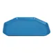 Cambro 1418TRCW168 Trapezoid Tray, 14" x 18", Blue Polycarbonate, Stacking Lugs, NSF, Made in USA 1 image