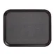 Cambro 1418VC382 Tray, 14" x 18", Black Fiberglass, Dishwasher Safe, NSF, Made in USA 1 image