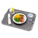 Cambro 1418VCH381 Rectangular Tray, 14" X 18" Gray With Titan, Fiberglass, Handles, Dishwasher Safe 2 image