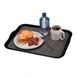 Cambro 1418VCH382 Rectangular Tray, 14" x 18", Black Fiberglass, Dishwasher Safe, Made in USA 2 image