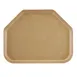 Cambro 1422TR514 Camtray Trapezoid Tray – 14" x 22", Fiberglass, Earthen Gold, NSF, Dishwasher Safe 1 image