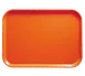 Cambro 1520220 Rectangular Fiberglass Tray, 15" x 20-1/4", Citrus Orange, Dishwasher Safe, NSF 1 image