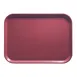 Cambro 1520410 Rectangular 15" x 20-1/4" Fiberglass Tray, Raspberry Cream, Dishwasher Safe 1 image