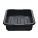 Cambro 1520CBP110 Cambox® 1-Compartment Bus Box, 15-5/16"L x 19-15/16"W x 4-15/16"H, Hi-Gloss Plastic, Black 1 image