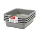 Cambro 1520CBP180 Cambox® 1-Compartment Bus Box, 15-5/16"L x 19-15/16"W x 4-15/16"H, Light Gray Hi-Gloss Plastic 2 image