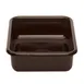 Cambro 1520CBPF131 Cambox® Bus Box, 15-5/16"L x 19-15/16"W x 4-15/16"H, Hi-Gloss Plastic, 1-Compartment, Dark Brown 1 image