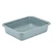 Cambro 1520CBPF180 Cambox® Bus Box, 15-5/16"L x 19-15/16"W x 4-15/16"H, Hi-Gloss Plastic, Light Gray, 1-Compartment 1 image