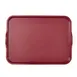Camwear Cambro 1520CWNSH488 Tray, 15" x 20", Dark Cranberry PC, Non‑Skid Lugs, NSF, Dishwasher Safe 1 image