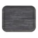 Cambro 1520DC815 Food Tray, 20" x 15" Rectangular Fiberglass, Charcoal Gray Textured, NSF 1 image