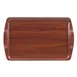 Cambro 1525RST376 Tray - Rectangular 14" x 21" Fiberglass, Walnut Finish, NSF, Dishwasher Safe 1 image