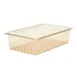 Cambro 15CLRHP150 H‑Pan Colander, 5" Deep, Full‑Size Amber Plastic, -40°F to 300°F 1 image