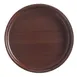 Cambro 1600308 Camtray, 16" Round Fiberglass Tray, Wood Designs Finish, NSF, Dishwasher Safe 1 image