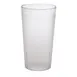 Cambro 1600P152 Colorware Tumbler, 16.4 oz, 3-1/8" Dia, Clear SAN, Textured, Sani-Rim Lip - 72/Case 1 image